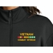 Vietnam Combat Veteran with Service Ribbons Women's Soft Spacer Quarter-Zip