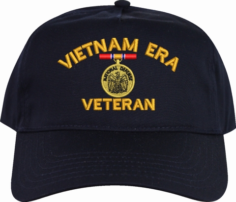 Vietnam Era Veteran Cap Navy Blue High Profile Cap (Imported)