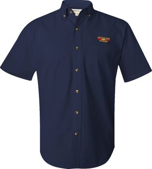 Vietnam Era Veteran Short Sleeve Button Down - CLOSEOUT SALE!