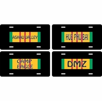 Vietnam Ribbon Location License Plates Thumbnail Illustration