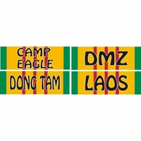 Vietnam Ribbon Location Stickers Thumbnail Illustration