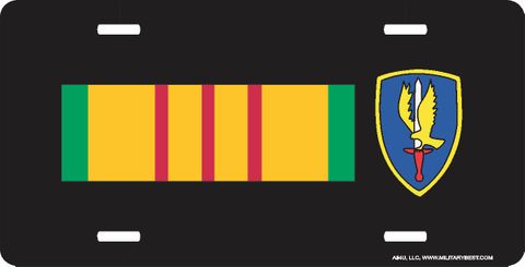 Vietnam Ribbon with 1st Aviation Brigade License Plate