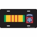 Vietnam Ribbon with 82nd Airborne License Plate