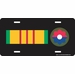 Vietnam Ribbon with 9th Infantry License Plate