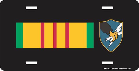 Vietnam Ribbon with Army Security Agency License Plate