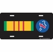 Vietnam Ribbon with U.S. Army Pacific USARPAC Vietnam License Plate