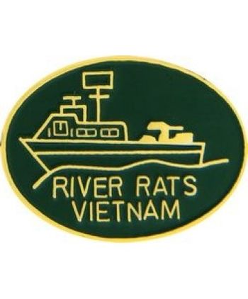 Vietnam River Rats Pin