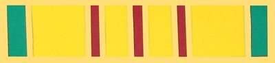 Vietnam Service Medal Ribbon Lapel Pin