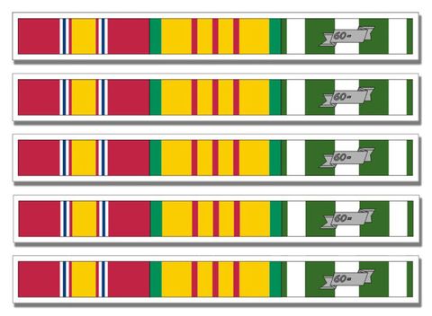 Vietnam Service Ribbon 5 Pack