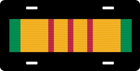 Vietnam Service Ribbon License Plate