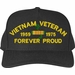 Vietnam Veteran Forever Proud 1959-1975 Custom Embroidered Cap
