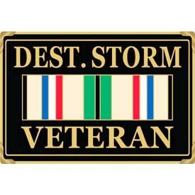 3.5" Desert Storm Veteran Buckle