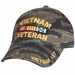 Vietnam Veteran Low Profile Tiger Stripe Camo Ball Cap