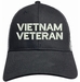 Vietnam Veteran Text Only Mesh-Back Ponytail Cap