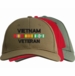 Vietnam Veteran War Conflict 3-Ribbon Stack Made In USA Cap