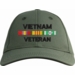 Vietnam Veteran War Conflict 3-Ribbon Stack Made In USA Cap