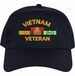 Vietnam Veteran with Four Ribbons Embroidered Cap