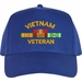 Vietnam Veteran with Four Ribbons Embroidered Cap