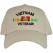 Vietnam Veteran with Four Ribbons Embroidered Cap