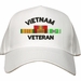 Vietnam Veteran with Four Ribbons Embroidered Cap