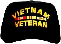 Vietnam Veteran with Ribbons Ball Cap