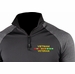 Vietnam Veteran with Service Ribbons ProWikMax 2-Tone 1/4 Zip Knit Long Sleeve Shirt