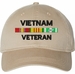 Vietnam Veteran with Service Ribbons Unstructured Dad Cap