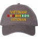 Vietnam Veteran with Service Ribbons Unstructured Dad Cap