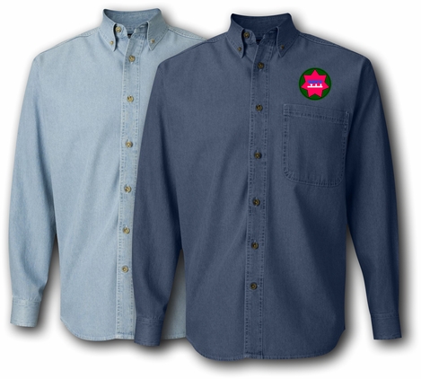 VII U.S. Army Corps patch Denim Shirt