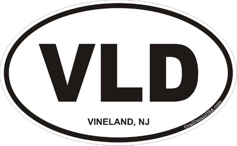 Vineland New Jersey Oval Decal
