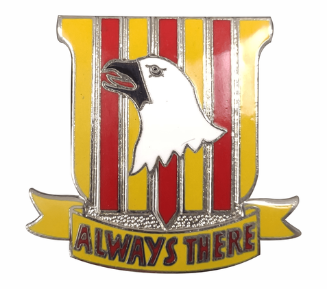 Vintage Army 101st Airborne Always There Support Battalion