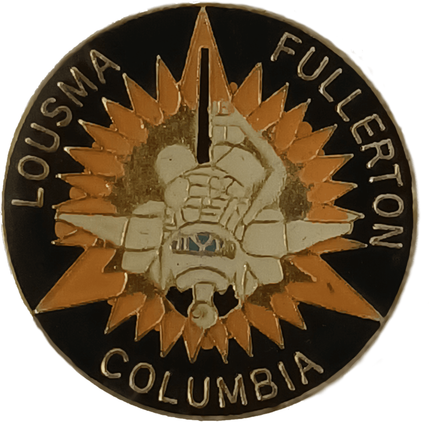 Vintage Nasa Columbia Space Shuttle Mission Sts-3 (1") Lapel Pin