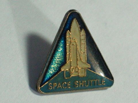 Vintage Nasa Shuttle Program Lapel Pin