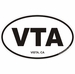Vista California Oval Decal