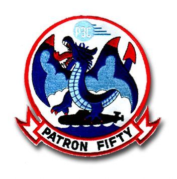 VP-50 Blue Dragons Patron 50 5 1/2" Military Patch