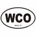 Waco Texas Oval Decal