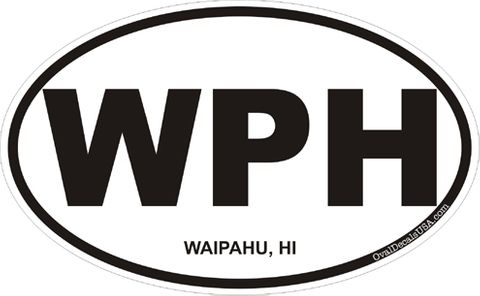 Waipahu, Hawaii Decal Sticker