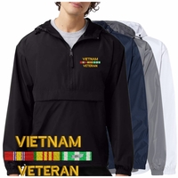 War Conflict Hooded Windbreakers Thumbnail Illustration