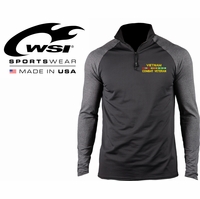 War Conflict ProWikMax&#174 2-Tone 1/4 Zip Long Sleeve Shirts Thumbnail Illustration