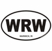 Warwick Rhode Island Oval Decal