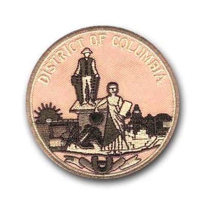 WASHINGTON DC STATE SEAL PATCH