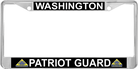 Washington Patriot Guard Automobile License Plate Frame