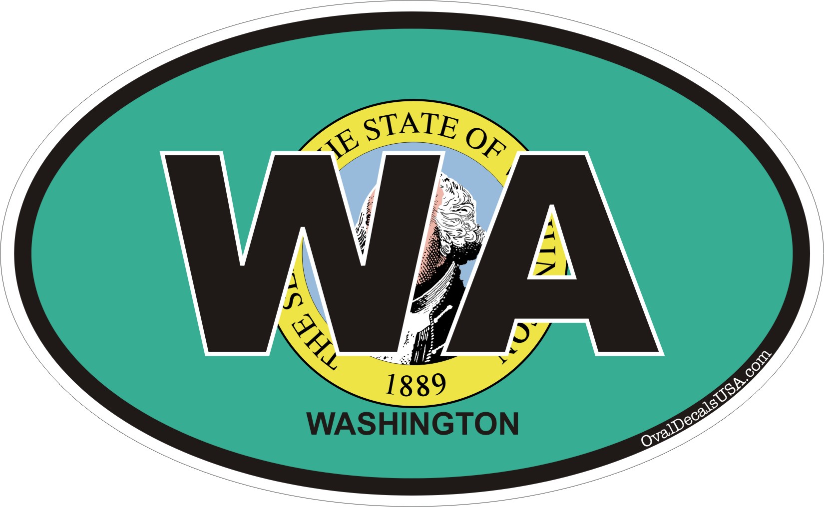 Washington State Decal Sticker