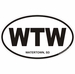 Watertown South Dakota Oval Decal