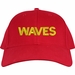 WAVES Text Only USA Cap