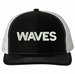WAVES Text Only USA Mesh-Back Cap