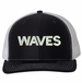 WAVES Text Only USA Mesh-Back Cap