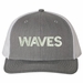WAVES Text Only USA Mesh-Back Cap