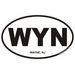 Wayne New Jersey Oval Decal