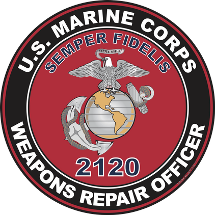 U.S.M.C. MOS 2120 Weapons Repair Officer Decal